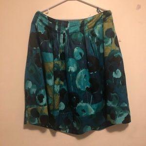 Floral Peacock colour Skirt